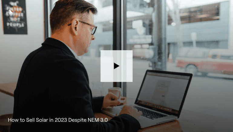 How to sell solar in 2023 webinar thumbnail