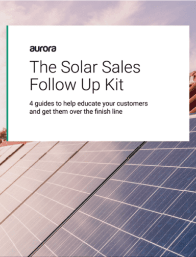 The Solar Sales Follow Up Kit