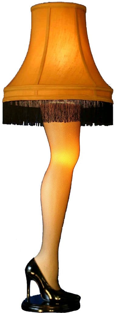 the Leg Lamp from A Christmas Story