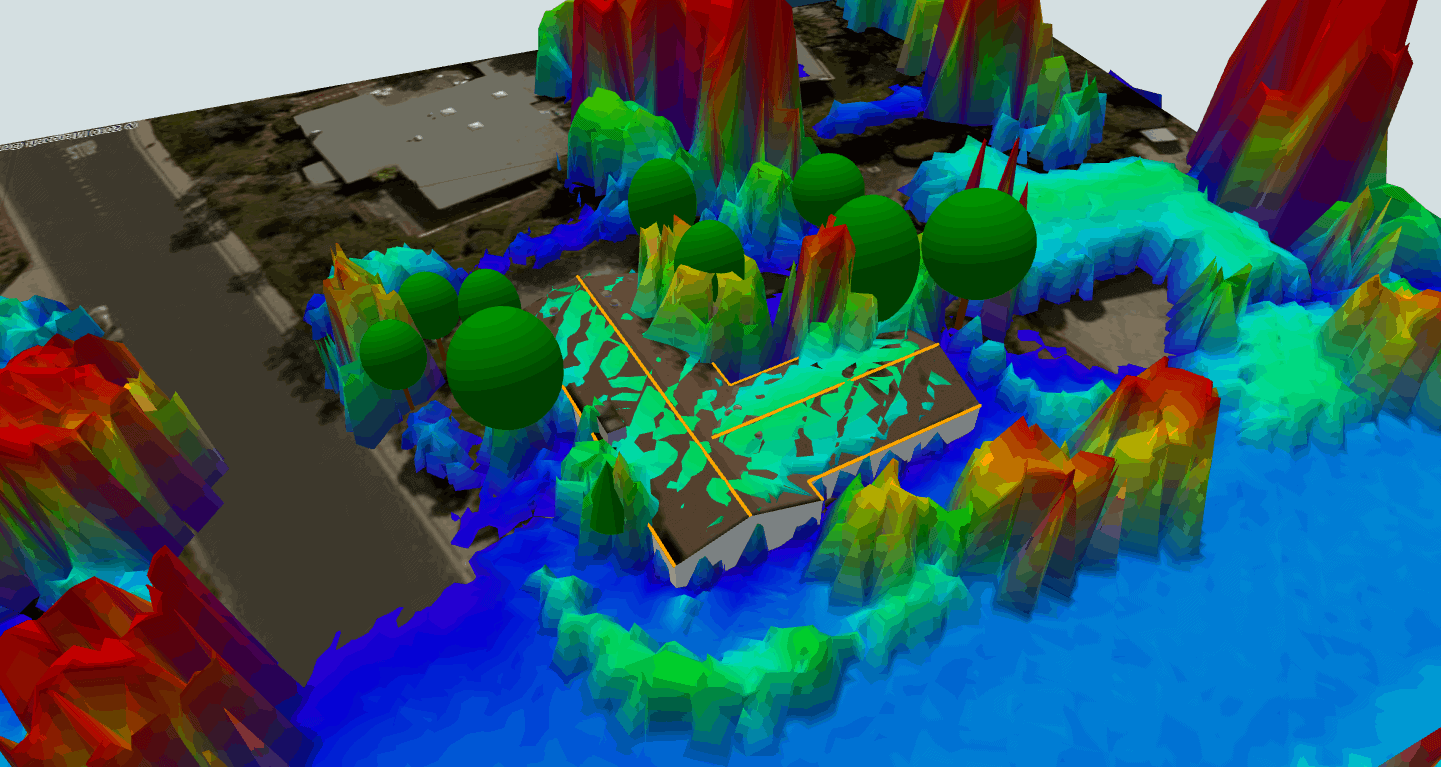 LIDAR creates a topographical map of an area that can enhance the solar design process LIDAR creates a topographical map of an area that can enhance the solar design process